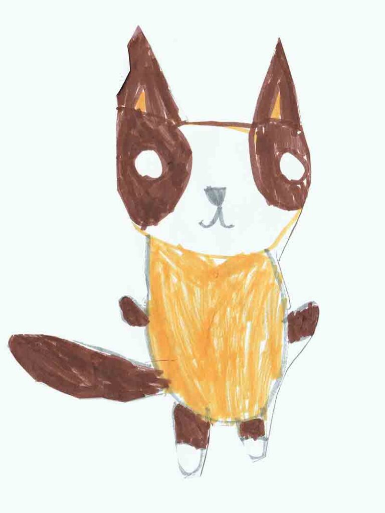 Schau mal, ein Fuchs!